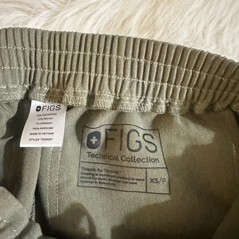 HEAtHERED OLIVE. Yola Skinny. XS Petite. - Picture 2 of 3